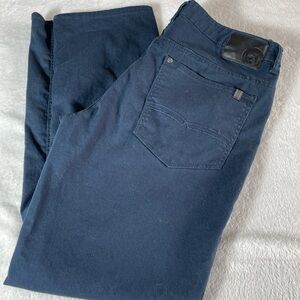 Buffalo David Bitton Sam-X Slim Straight Leg  Jeans Men 36x32 Navy Stretch